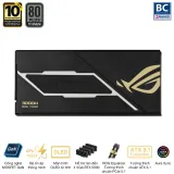 Nguồn máy tính Asus Rog Thor 3000W Titanium III Edition 20 (ATX 3.1/ PCIe 5.1/ 80Plus Titanium/ Full Modular) - ROG-THOR-3000T3-GAMING-EDITION-20